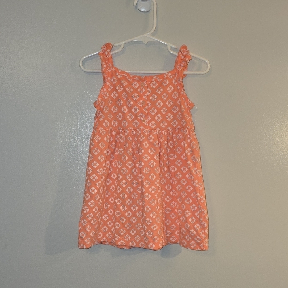 Carter's Coral Floral Casual Summer Sun Dress LOT-S